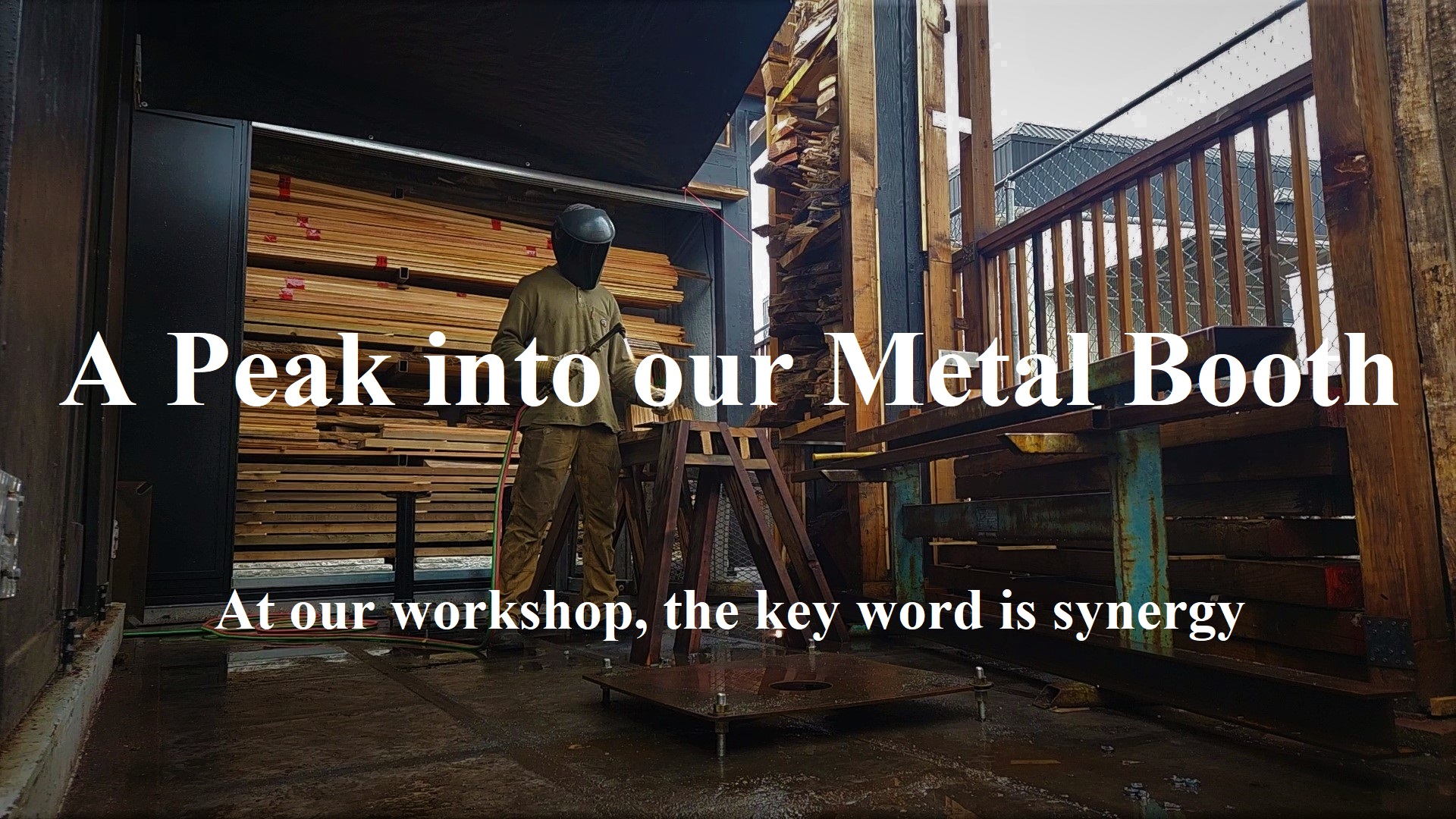 A Peak Into Our Metal Booth